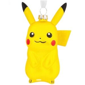 Hallmark Pokémon “Pikachu” Blown Glass Christmas Ornament (NWT)